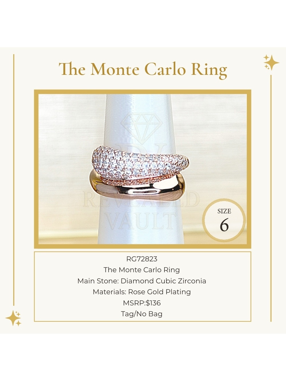 The Monte Carlo Ring - Size 6 - OG